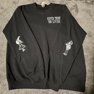 Gildan Black Graphic Unisex Sweater